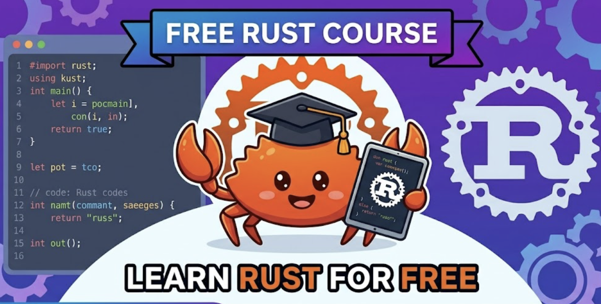 Rust for beginners free 14-day plan on Kavka
